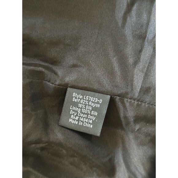 Johnny Was Morningside Silk Vest BLACK Small - Picture 2 of 7